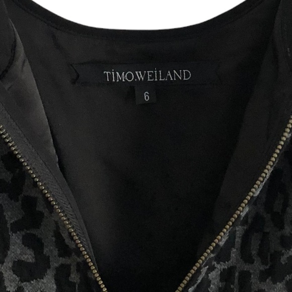 Timo Weiland Size 6 Leopard Print Dress - Picture 11 of 14